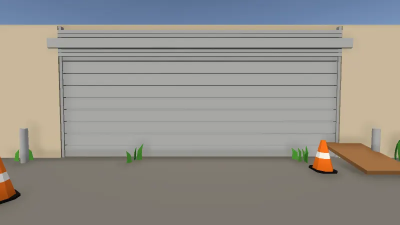 Garage entrance