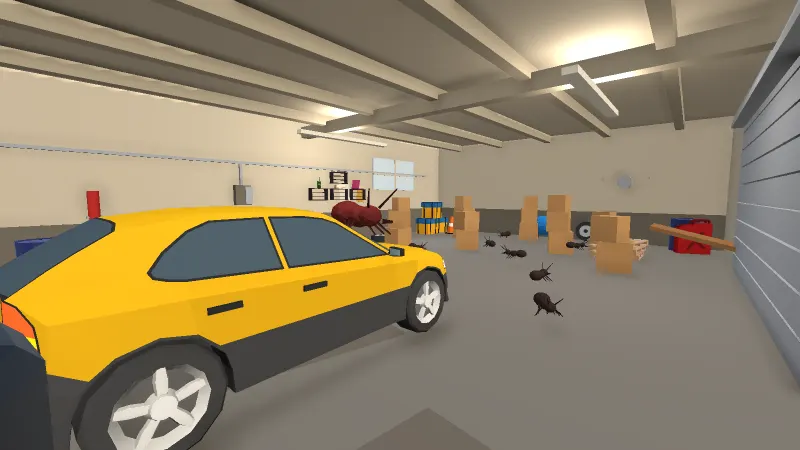 Pest Patrol — ants in a garage